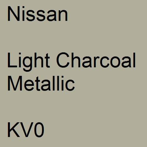 Nissan, Light Charcoal Metallic, KV0.